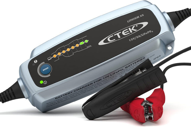 CTEK LITHIUM XS, Battery Charger 12V, LiFePO4 Battery Charger