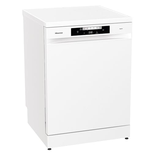 Hisense HS523E15WUK Slimline 10 Places Free Standing Dishwasher White