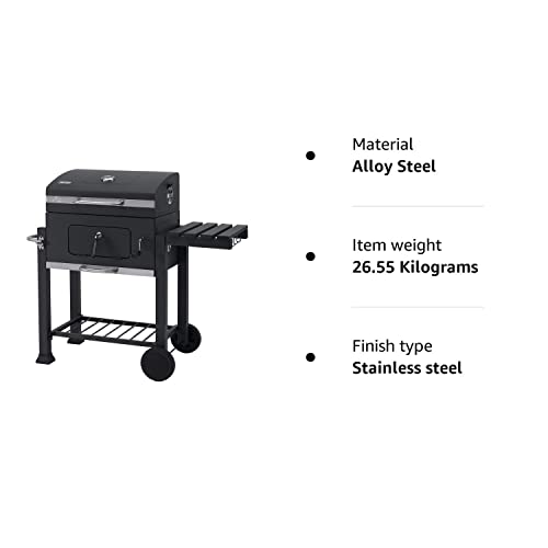 Tepro Toronto Click Charcoal Barbecue - Stainless Steel