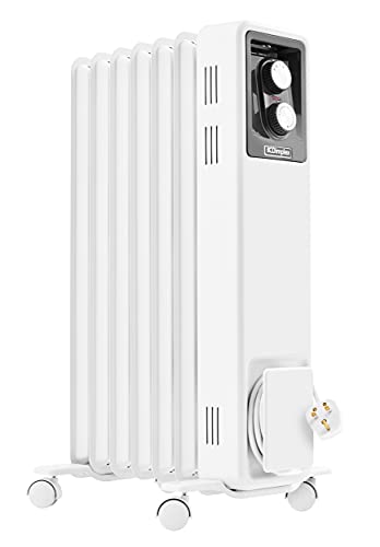 Dimplex 2kW Portable Eco Radiator, Oil Free Column Heater, White