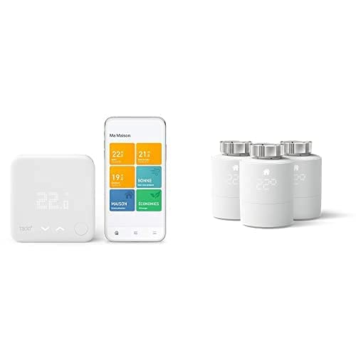 tado° Smart Radiator Thermostat 3-Pack - Wi-Fi Multi-Room Control