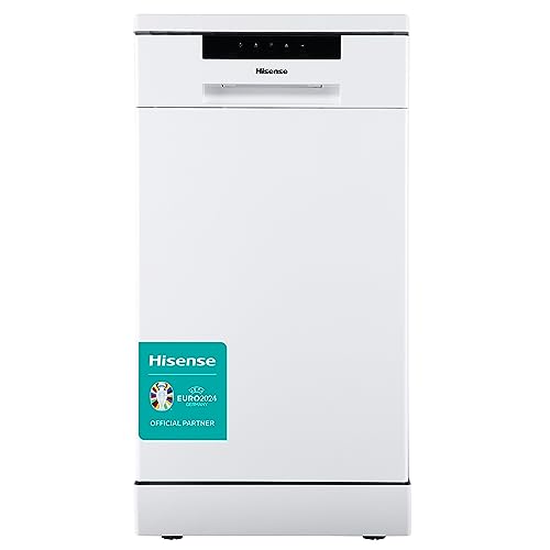 Hisense HS523E15WUK Slimline 10 Places Free Standing Dishwasher White