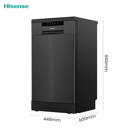 Hisense HS523E15WUK Slimline 10 Places Free Standing Dishwasher White