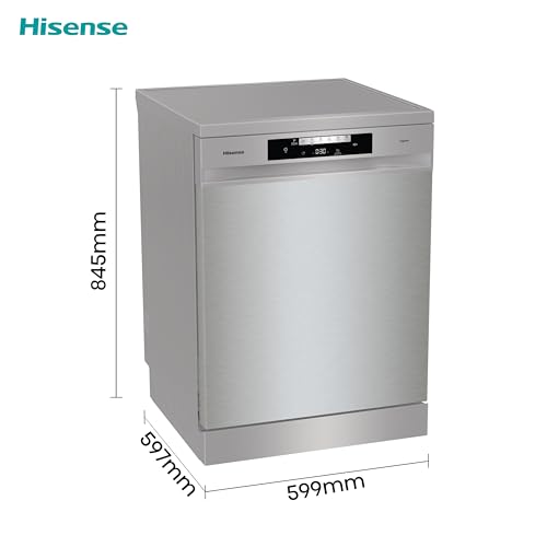 Hisense HS523E15WUK Slimline 10 Places Free Standing Dishwasher White