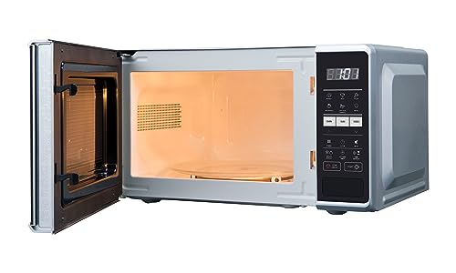 Sharp 17L 700W Black Microwave: 10 Power Levels, Auto Cook, Defrost