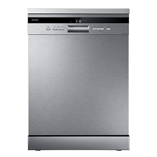 COMFEE' 14 Place Dishwasher, Whisper Quiet 44dB, Stainless Steel