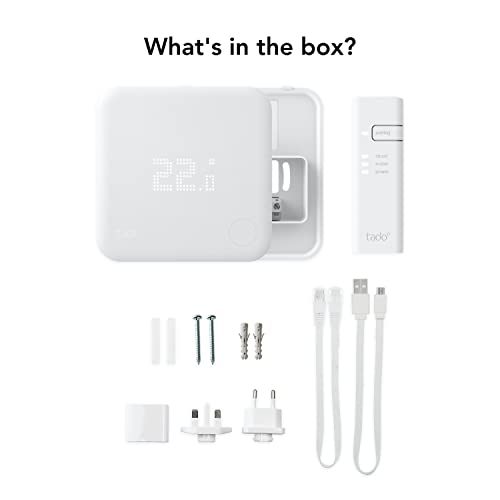 tado° Wired Smart Thermostat Kit V3+ - Control Anywhere