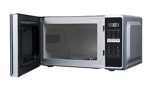 Sharp 17L 700W Black Microwave: 10 Power Levels, Auto Cook, Defrost