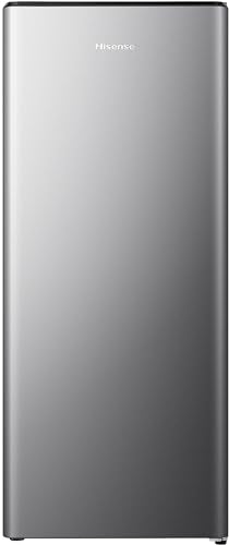 Hisense RR220D4BDE 52cm Retro Fridge, 165L, Auto Defrost, Silver