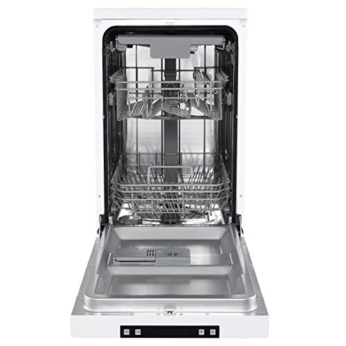 Hisense HS523E15WUK Slimline 10 Places Free Standing Dishwasher White