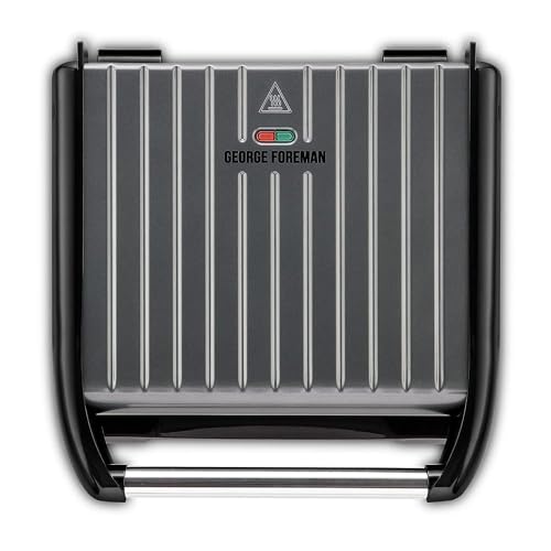 George Foreman Large Steel Grill - Grey, 1850W