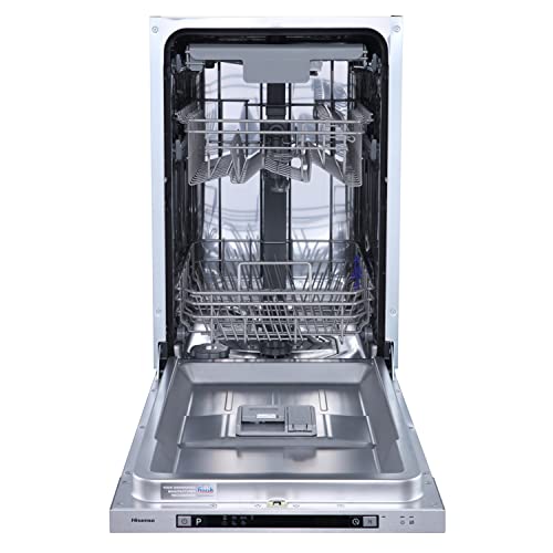 Hisense HS523E15WUK Slimline 10 Places Free Standing Dishwasher White