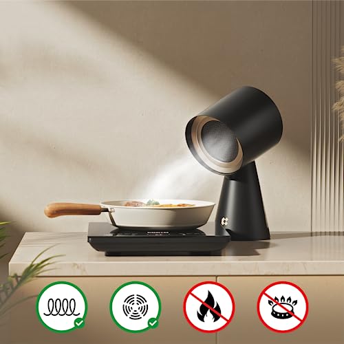 CIARRA Desktop Cooker Hood Portable Extractor Black 2 Gears Mode