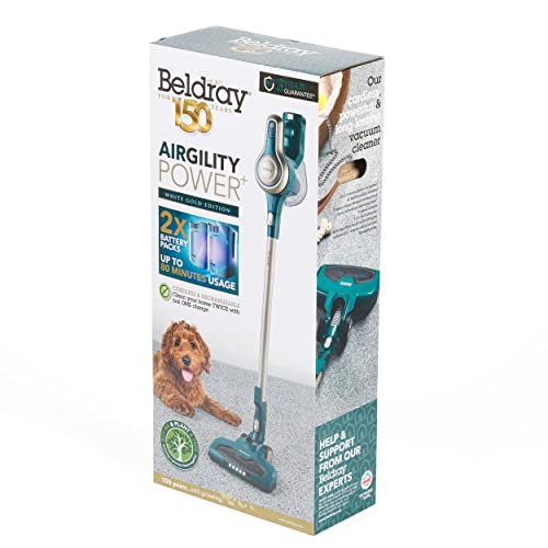 Beldray Airgility+ Cordless Stick Vacuum: 22.2V Battery