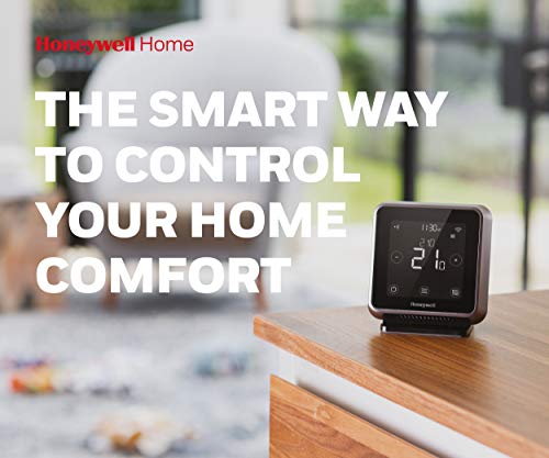 Honeywell T6R Wireless Smart Thermostat, works with Amazon Alexa Black