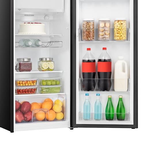 Hisense RR220D4BDE 52cm Retro Fridge, 165L, Auto Defrost, Silver