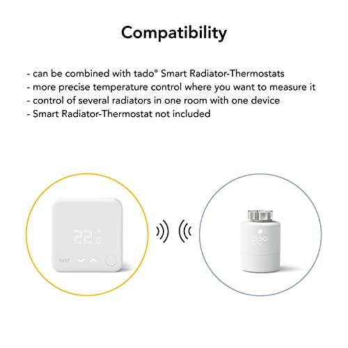 tado° Wired Smart Thermostat Kit V3+ - Control Anywhere