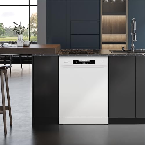 Hisense HS523E15WUK Slimline 10 Places Free Standing Dishwasher White