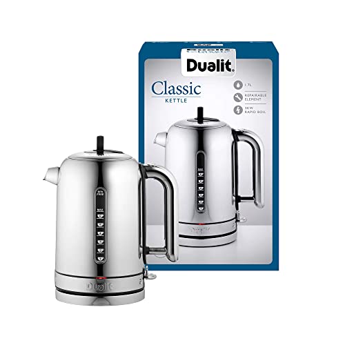 Dualit Classic Polished Stainless Kettle - Quiet Boiling