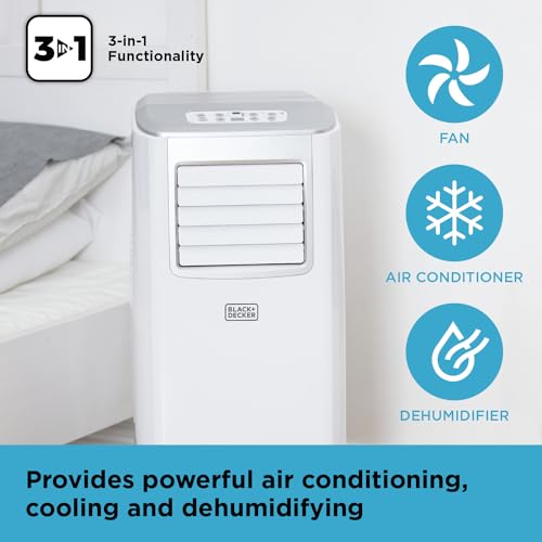 BLACK+DECKER Portable 3-in-1 Air Conditioner | 7000 BTU