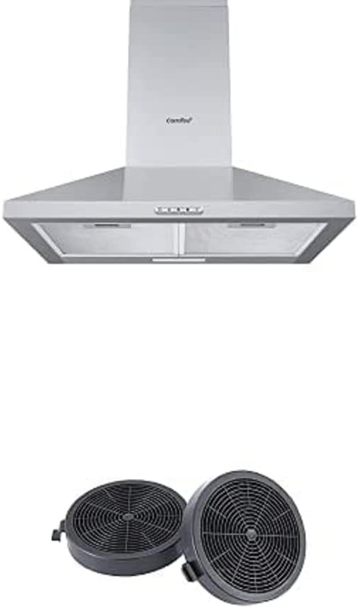 COMFEE' 60cm Chimney Cooker Hood PYRA17B-60 Wall Mounted Range Hood