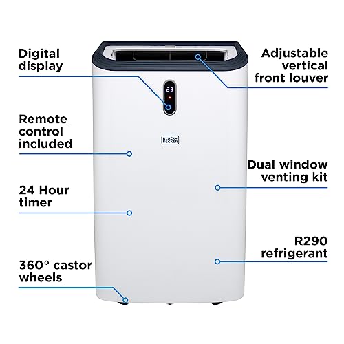 BLACK+DECKER Portable 3-in-1 Air Conditioner | 7000 BTU