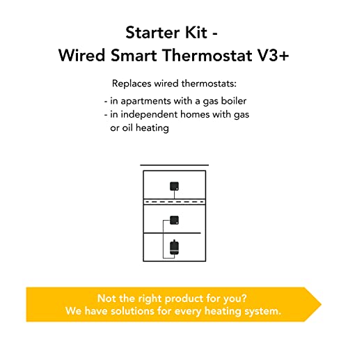 tado° Wired Smart Thermostat Kit V3+ - Control Anywhere