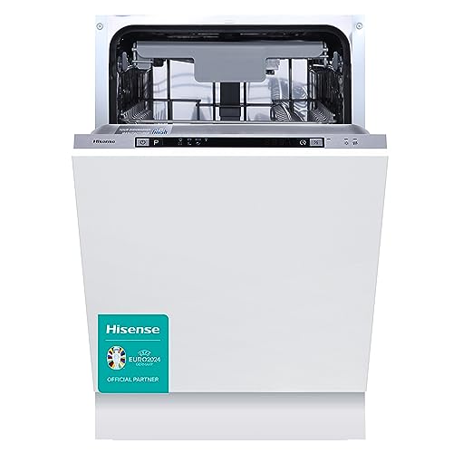 Hisense HS523E15WUK Slimline 10 Places Free Standing Dishwasher White