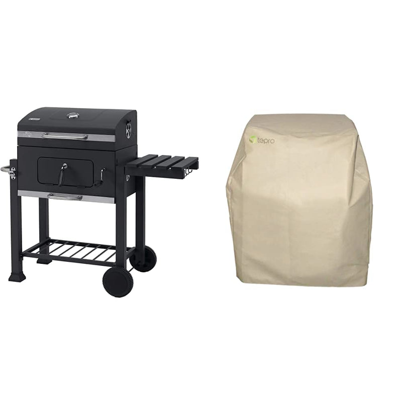 Tepro Toronto Click Charcoal Barbecue - Stainless Steel