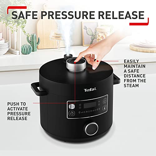 Tefal Turbo Cuisine Electric Pressure Cooker - 10 Programs, 4.8L