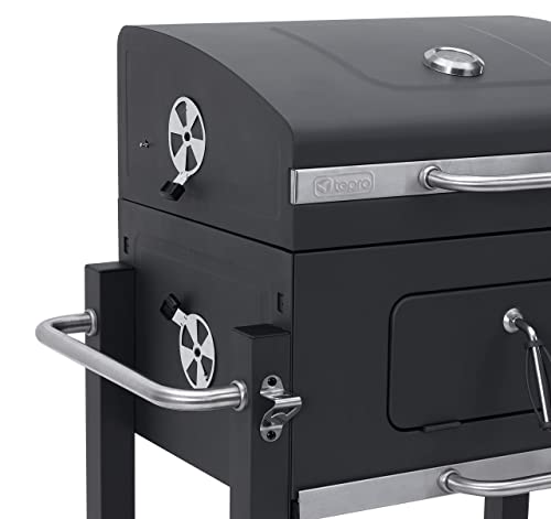 Tepro Toronto Click Charcoal Barbecue - Stainless Steel