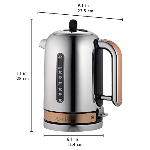 Dualit Classic Polished Stainless Kettle - Quiet Boiling