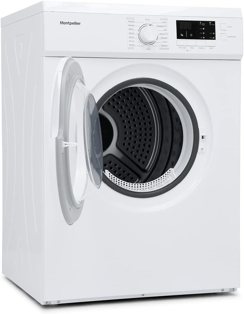 Montpellier MVSD7W 7kg Vented Tumble Dryer: White