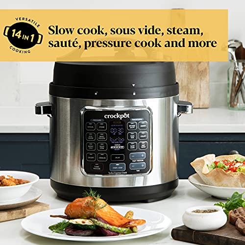 Crockpot Express 12-in-1 Multi-Cooker, 5.6L, Stainless Steel