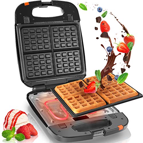 Duronic SWM60 Snack Maker - Waffle Iron, Panini Press