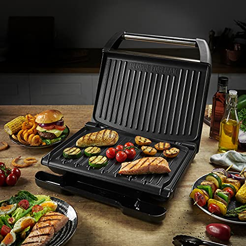 George Foreman Large Steel Grill - Grey, 1850W