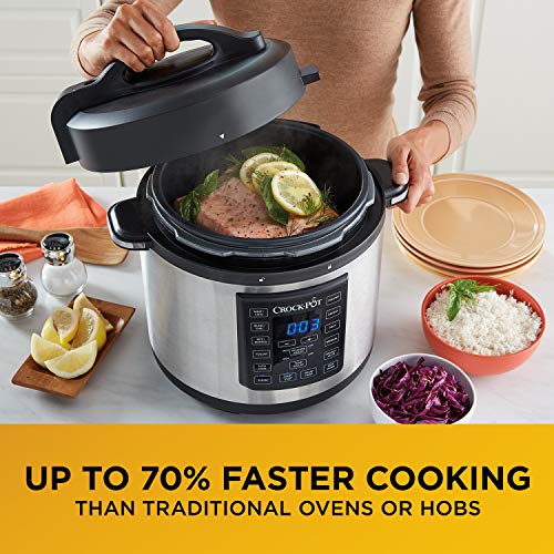 Crockpot Express 12-in-1 Multi-Cooker, 5.6L, Stainless Steel