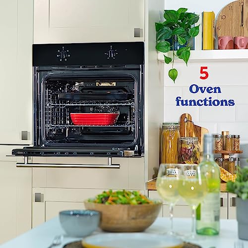 Russell Hobbs 70L Electric Built-in Oven: Black, 5 Functions