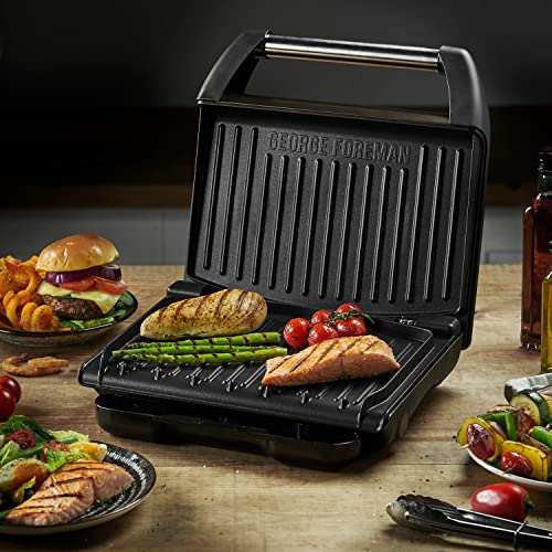 George Foreman Large Steel Grill - Grey, 1850W