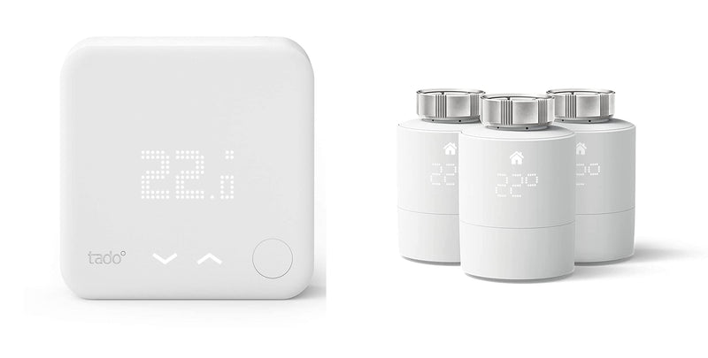 tado° Smart Radiator Thermostat 3-Pack - Wi-Fi Multi-Room Control