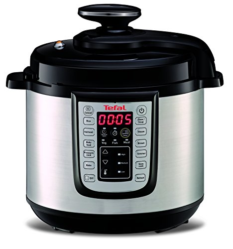 Tefal Turbo Cuisine Electric Pressure Cooker - 10 Programs, 4.8L