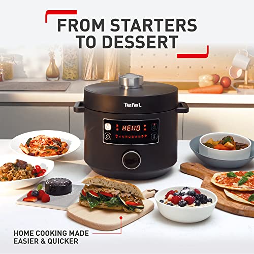 Tefal Turbo Cuisine Electric Pressure Cooker - 10 Programs, 4.8L