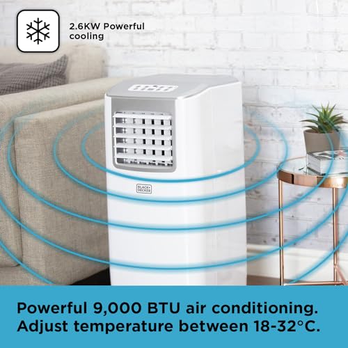 BLACK+DECKER Portable 3-in-1 Air Conditioner | 7000 BTU