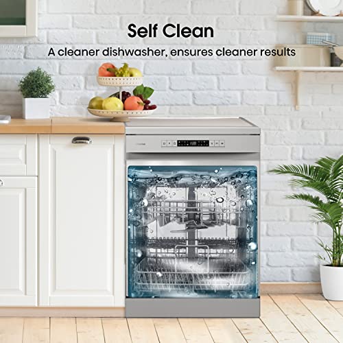 Hisense HS523E15WUK Slimline 10 Places Free Standing Dishwasher White