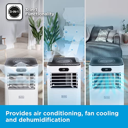 BLACK+DECKER Portable 3-in-1 Air Conditioner | 7000 BTU