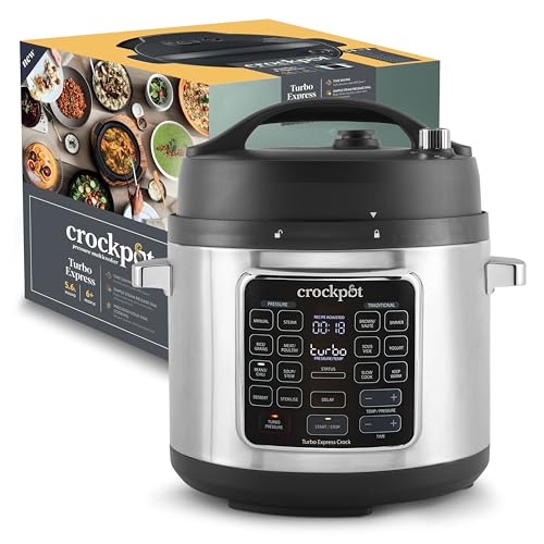 Crockpot Express 12-in-1 Multi-Cooker, 5.6L, Stainless Steel