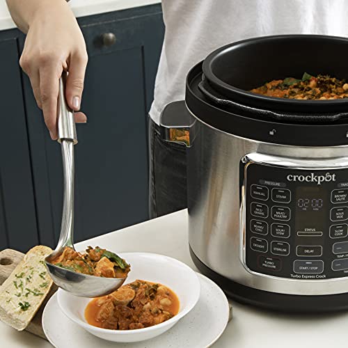 Crockpot Express 12-in-1 Multi-Cooker, 5.6L, Stainless Steel