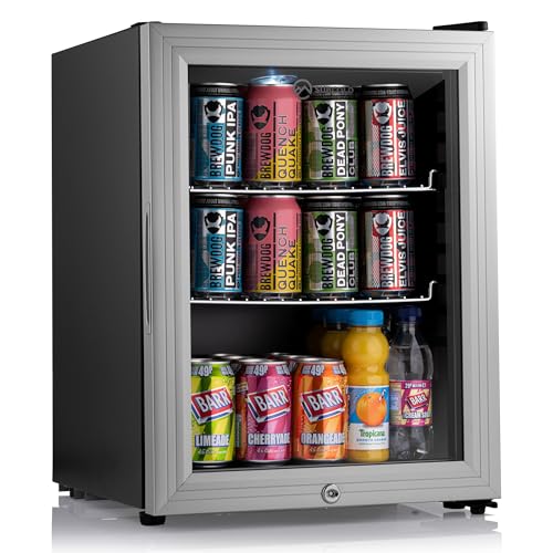 Subcold Super35 LED Mini Fridge - Glass Door, 35L, Black