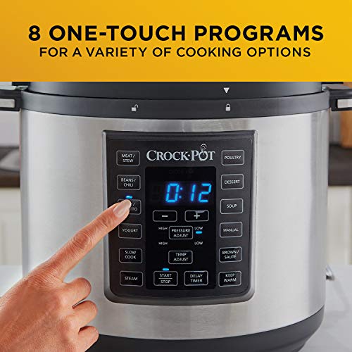 Crockpot Express 12-in-1 Multi-Cooker, 5.6L, Stainless Steel