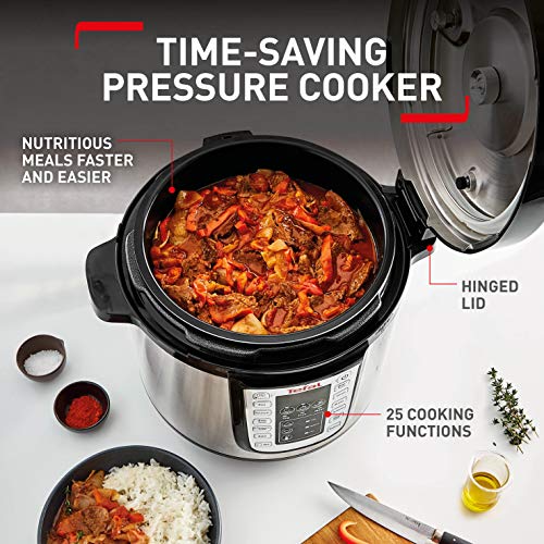 Tefal Turbo Cuisine Electric Pressure Cooker - 10 Programs, 4.8L